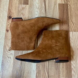 Brown Suede Ankle Boots size 8